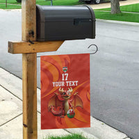 Custom Wales Football Go Champions Garden Flag Cymru am byth Red Style