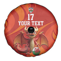 Custom Wales Football Go Champions Spare Tire Cover Cymru am byth Red Style