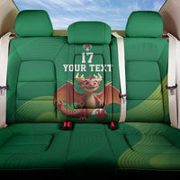 Custom Wales Football Go Champions Back Car Seat Cover Cymru am byth Green Style
