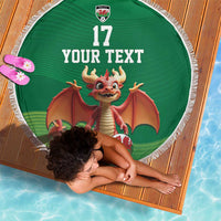 Custom Wales Football Go Champions Beach Blanket Cymru am byth Green Style