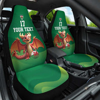 Custom Wales Football Go Champions Car Seat Cover Cymru am byth Green Style