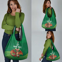 Custom Wales Football Go Champions Grocery Bag Cymru am byth Green Style
