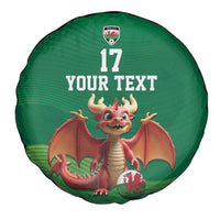Custom Wales Football Go Champions Spare Tire Cover Cymru am byth Green Style