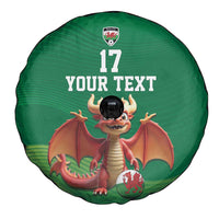 Custom Wales Football Go Champions Spare Tire Cover Cymru am byth Green Style