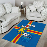 Aland's Autonomy Day Area Rug 103rd Anniversary