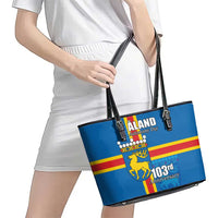 Aland's Autonomy Day Leather Tote Bag 103rd Anniversary