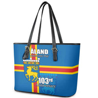 Aland's Autonomy Day Leather Tote Bag 103rd Anniversary