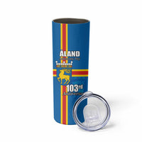 Aland's Autonomy Day Skinny Tumbler 103rd Anniversary