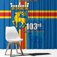 Aland's Autonomy Day Window Curtain 103rd Anniversary
