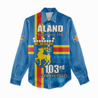Aland's Autonomy Day Women Casual Shirt 103rd Anniversary