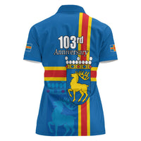 Aland's Autonomy Day Women Polo Shirt 103rd Anniversary