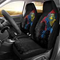 Aland Vikings Culture Car Seat Cover Norse Mythology Raven Tattoo
