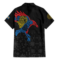 Aland Vikings Culture Family Matching Mermaid Dress and Hawaiian Shirt Norse Mythology Raven Tattoo