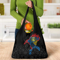 Aland Vikings Culture Grocery Bag Norse Mythology Raven Tattoo