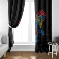 Aland Vikings Culture Window Curtain Norse Mythology Raven Tattoo