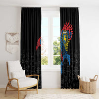 Aland Vikings Culture Window Curtain Norse Mythology Raven Tattoo