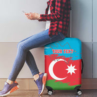 Personalized Azerbaijan Flag Style Luggage Cover Azerbaijani Flag Day