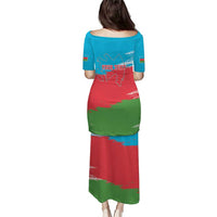 Personalized Azerbaijan Flag Style Puletasi Azerbaijani Flag Day