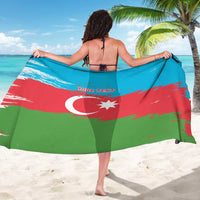Personalized Azerbaijan Flag Style Sarong Azerbaijani Flag Day