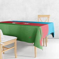 Personalized Azerbaijan Flag Style Tablecloth Azerbaijani Flag Day