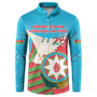 Azerbaijan Independence Day Button Sweatshirt Mustəqillik Gunu