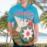 Azerbaijan Independence Day Hawaiian Shirt Mustəqillik Gunu