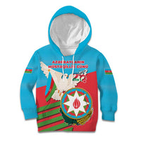 Azerbaijan Independence Day Kid Hoodie Mustəqillik Gunu
