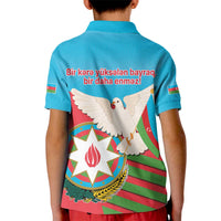 Azerbaijan Independence Day Kid Polo Shirt Mustəqillik Gunu