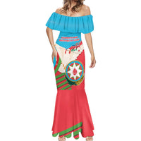 Azerbaijan Independence Day Mermaid Dress Mustəqillik Gunu