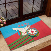 Azerbaijan Independence Day Rubber Doormat Mustəqillik Gunu