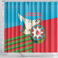 Azerbaijan Independence Day Shower Curtain Mustəqillik Gunu