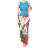 Azerbaijan Independence Day Tank Maxi Dress Mustəqillik Gunu