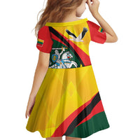 Lithuania Coat of Arms Family Matching Off Shoulder Maxi Dress and Hawaiian Shirt Vytis and Gandras