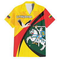 Lithuania Coat of Arms Family Matching Puletasi and Hawaiian Shirt Vytis and Gandras