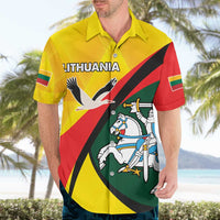 Lithuania Coat of Arms Hawaiian Shirt Vytis and Gandras