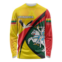 Lithuania Coat of Arms Long Sleeve Shirt Vytis and Gandras