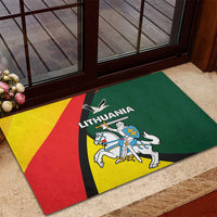Lithuania Coat of Arms Rubber Doormat Vytis and Gandras LT17 - Wonder Print Shop