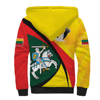 Lithuania Coat of Arms Sherpa Hoodie Vytis and Gandras LT17 - Wonder Print Shop