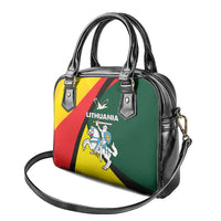 Lithuania Coat of Arms Shoulder Handbag Vytis and Gandras LT17 - Wonder Print Shop