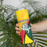 Lithuania Coat of Arms Skinny Tumbler Vytis and Gandras LT17 - Wonder Print Shop