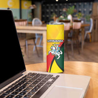 Lithuania Coat of Arms Skinny Tumbler Vytis and Gandras LT17 - Wonder Print Shop