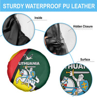 Lithuania Coat of Arms Spare Tire Cover Vytis and Gandras LT17 - Wonder Print Shop
