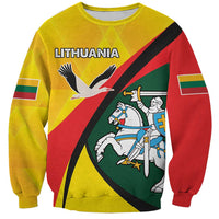 Lithuania Coat of Arms Sweatshirt Vytis and Gandras LT17 - Wonder Print Shop