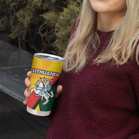 Lithuania Coat of Arms Tumbler Cup Vytis and Gandras LT17 - Wonder Print Shop