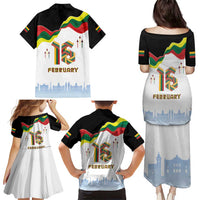 Lithuania Independence Day Family Matching Puletasi and Hawaiian Shirt 16th February