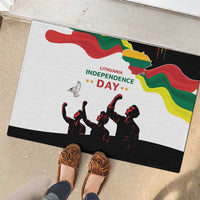 Lithuania Independence Day Rubber Doormat 16th February LT17 - Wonder Print Shop