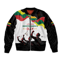 Lithuania Independence Day Sleeve Zip Bomber Jacket 16th February LT17 - Wonder Print Shop