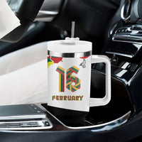 Lithuania Independence Day Tumbler With Handle 16th February LT17 - Wonder Print Shop