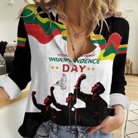 Lithuania Independence Day Women Casual Shirt 16th February LT17 - Wonder Print Shop