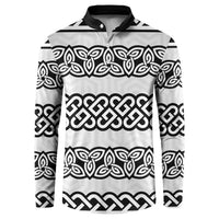 Ireland Celtic Pattern Button Sweatshirt Celtic Knot